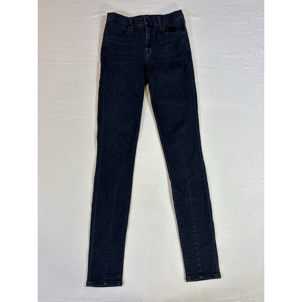 J Brand Maria High Rise Skinny Jeans in After Dark Wash Size 25